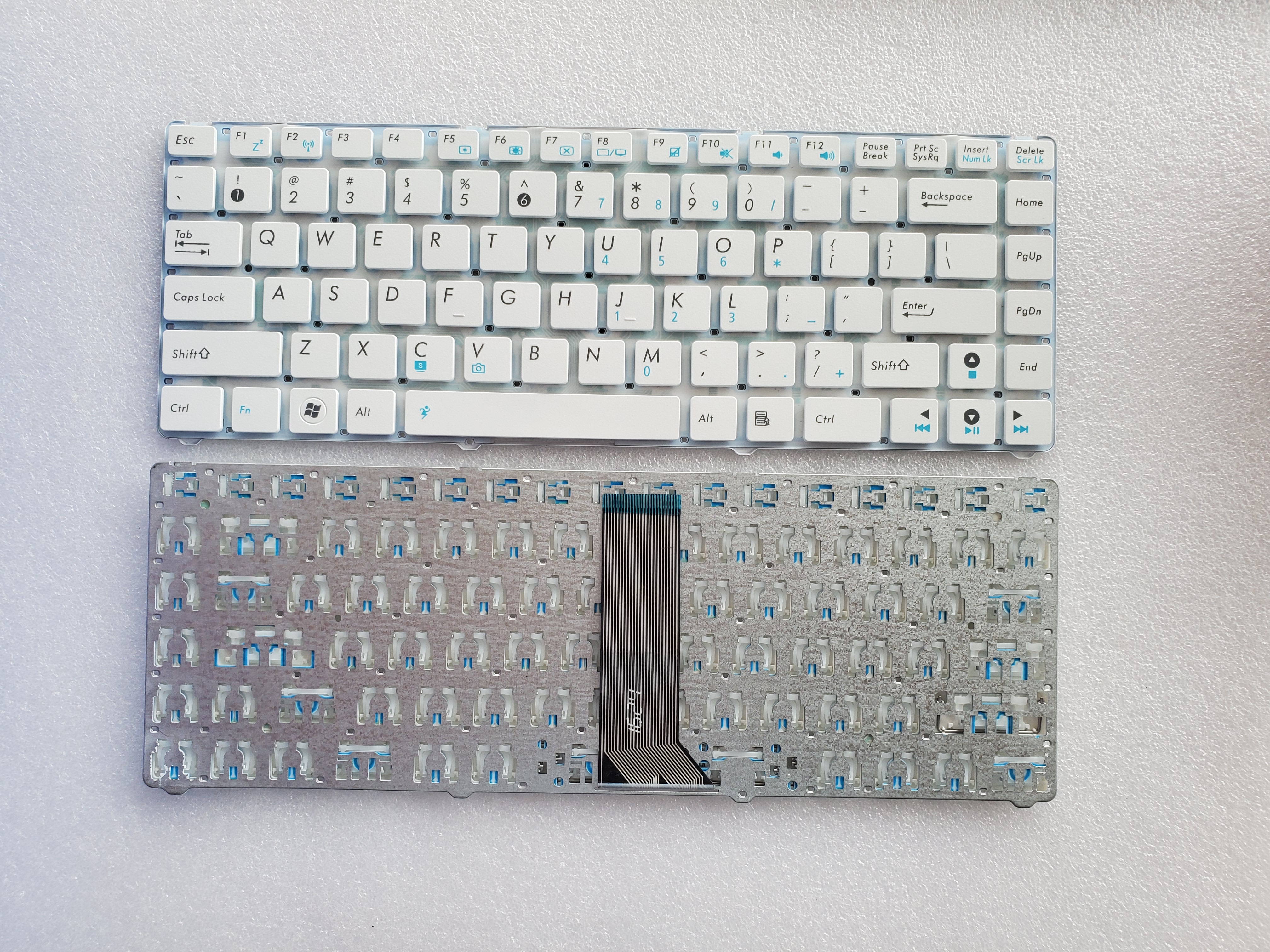 Picture of New Replacement Laptop Keyboard For ASUS 1215 WHITE (OEM) US Layout